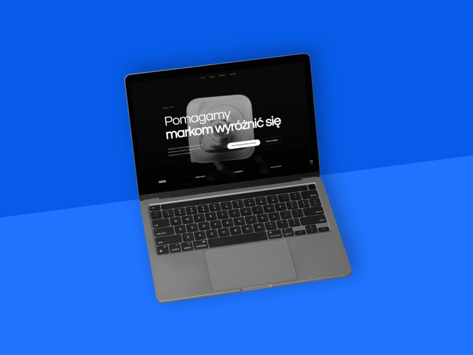 Przykład strony internetowej zrealizowanej przez KWM-MEDIA